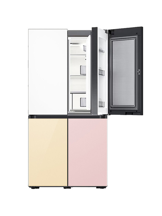 삼성전자 비스포크 냉장고 RF85B9271AP 1등급 4도어 푸드쇼케이스 글라스