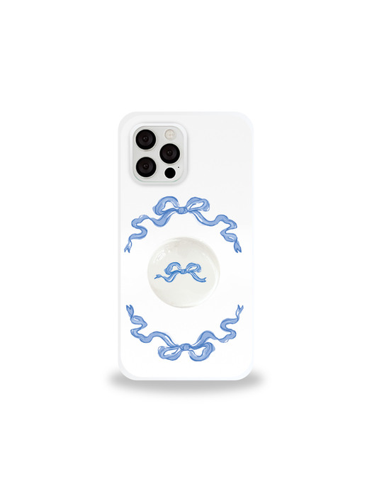 [SET] Present series : Blue ribbon I phone case