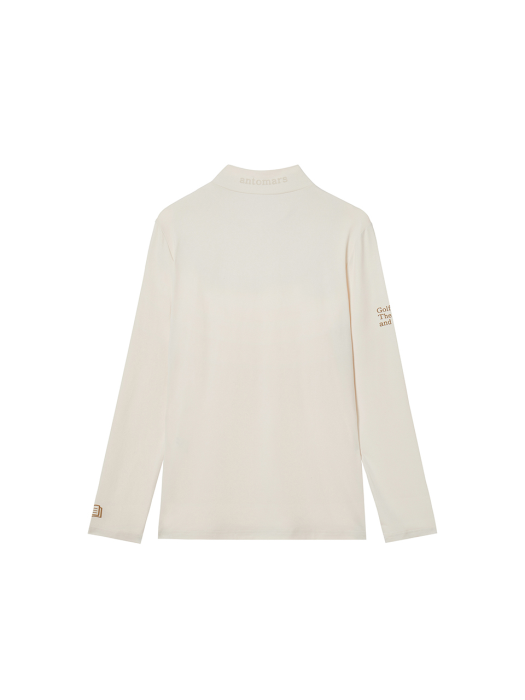 Base Layer Mock Neck Women - Ivory