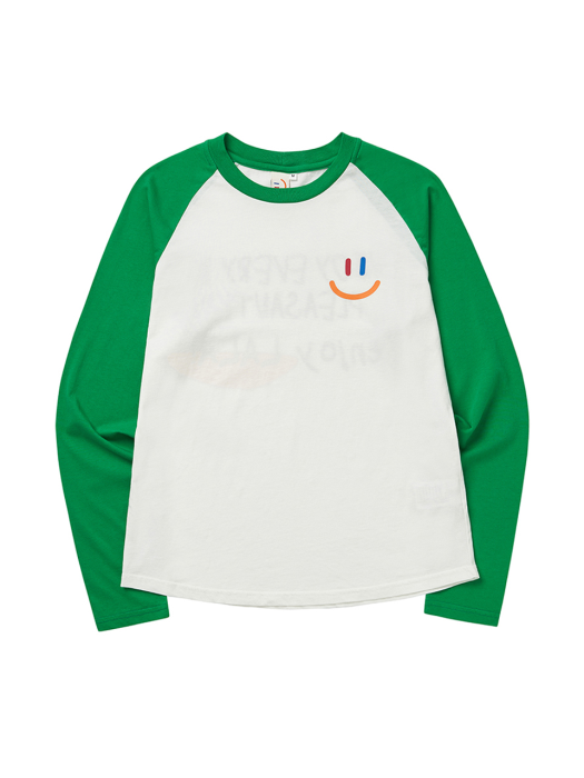 LaLa Kids Raglan T-Shirt(라라 키즈 래글런 티)[Green]