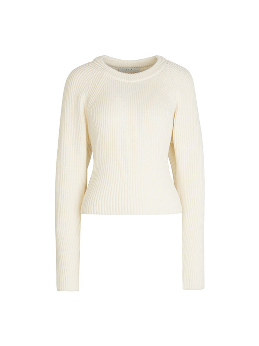 BACK POINT BCI COTTON KNIT PULLOVER (IVORY)