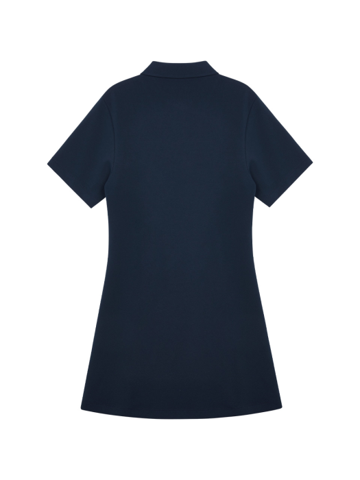 RELAXED JERSEY DRESS - NAVY