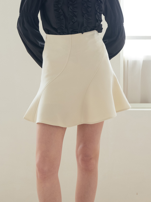 WED_Flounce tail skirt_WHITE