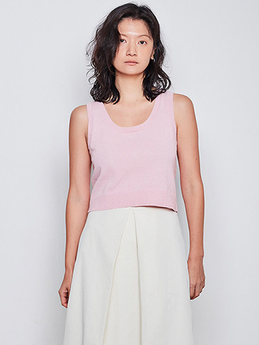 Scoop Neck Cropped Top - 4Colors