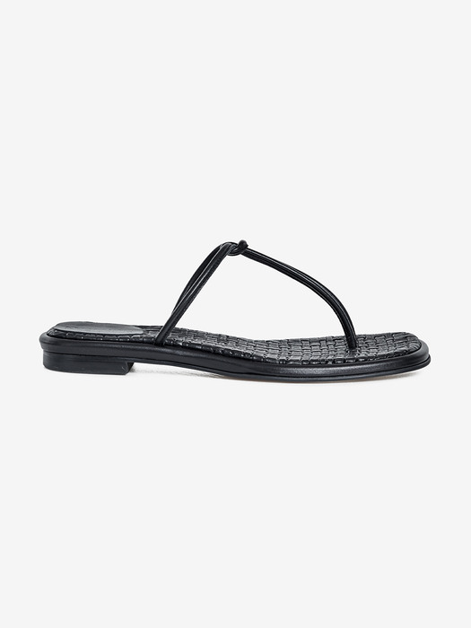 20mm Teo Flip-Flop Sandal (Black)