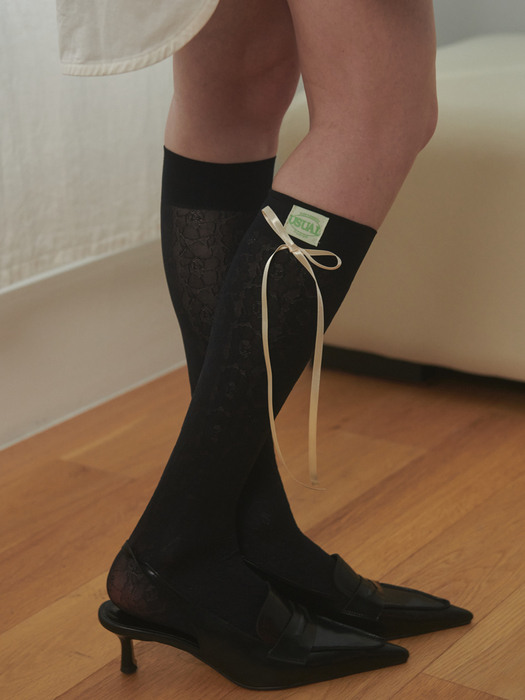 Ribbon Frill Lace Socks