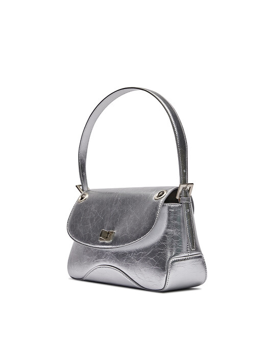 Mellizo Shoulder Bag Silver