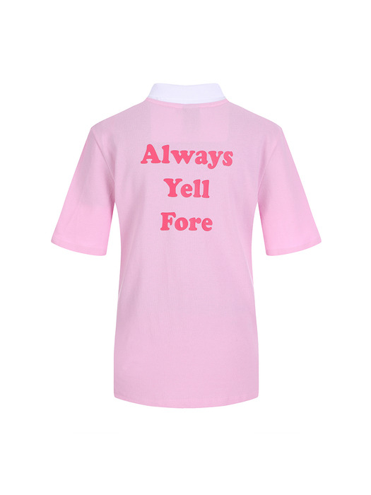 graphic PK shirt _pink