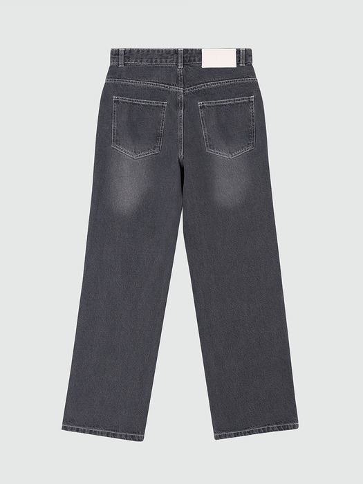Dawn Semi Wide Jeans DCPT002CutBlack
