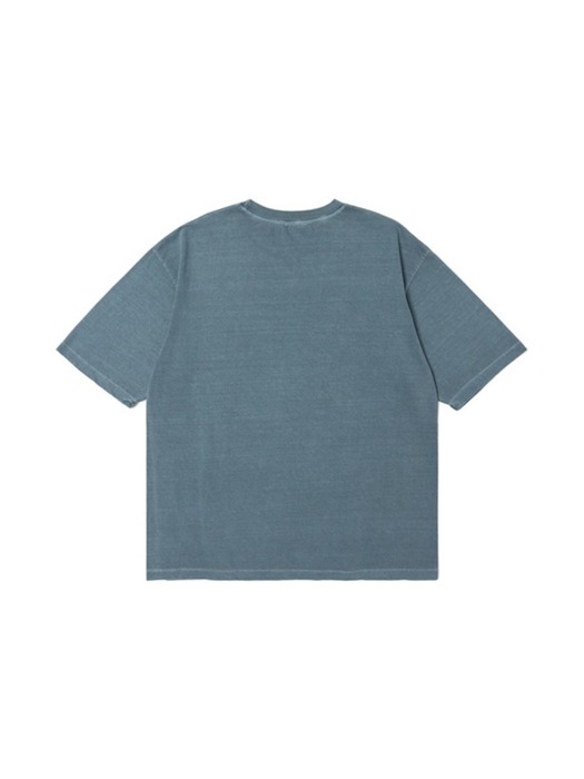 남성 피그먼트 기본 티셔츠[BLUE](UZ7ST13_43)