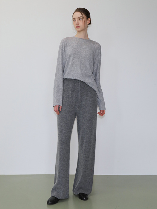Cashmere Wool Brand Sweatpants GREY