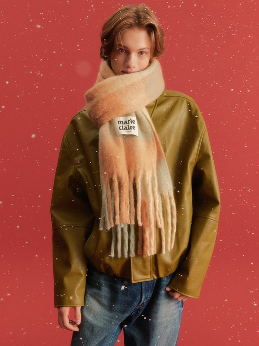 코튼 캔디 체크 머플러(MODDSC01MB)