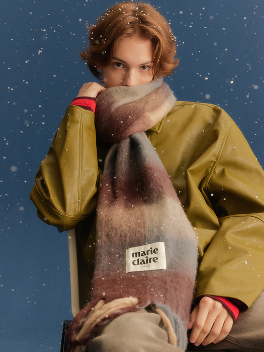 코튼 캔디 체크 머플러(MODDSC01MB)