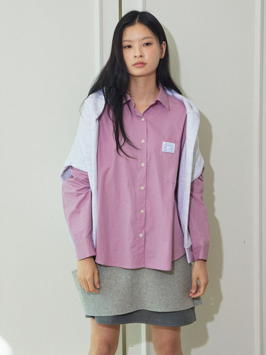 Comely shirt (pink purple)