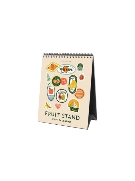 2024 Fruit Stand Stickers 탁상 달력