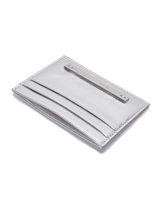 VINTAGE CARD WALLET IN SILVER