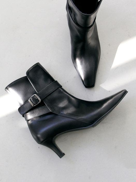 vero belted ankle boots_CB0120(black)