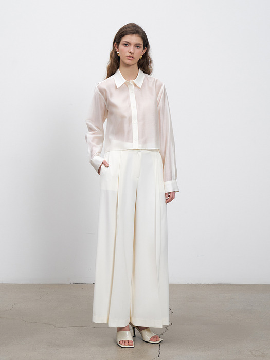 Mac Pleated Wide Trousers