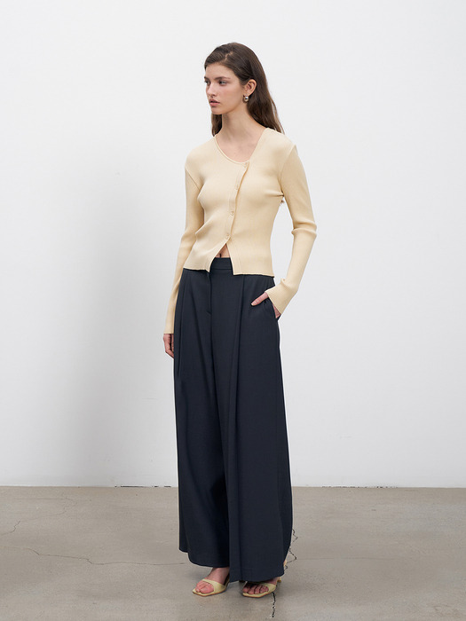 Mac Pleated Wide Trousers