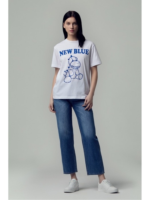 (PW2E1TTO0050PWT) 뉴 블루 디노 티셔츠