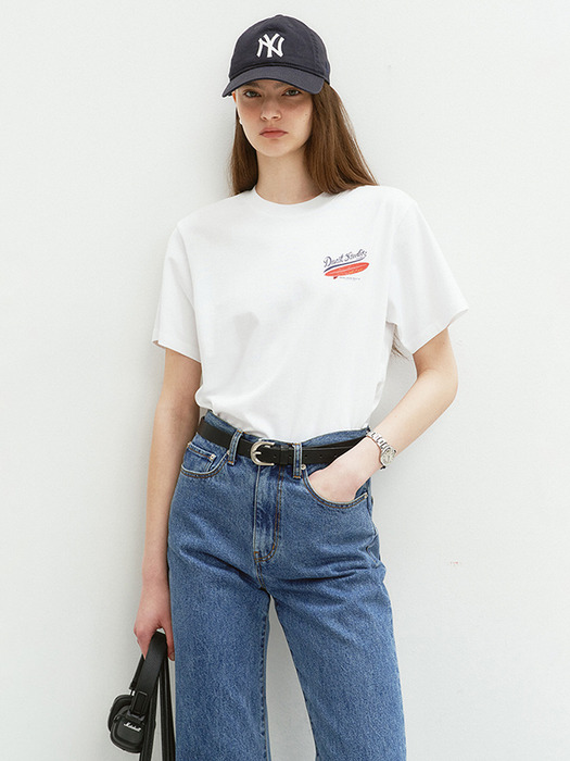 UNISEX SUMMER HOLIDAY T-SHIRT OFF WHITE_UDTS4B133OW