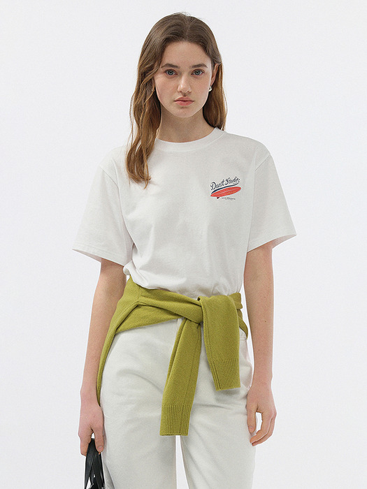 UNISEX SUMMER HOLIDAY SURF BOARD T-SHIRT OFF WHITE_UDTS5B133OW