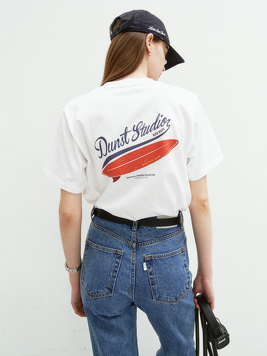 UNISEX SUMMER HOLIDAY T-SHIRT OFF WHITE_UDTS4B133OW