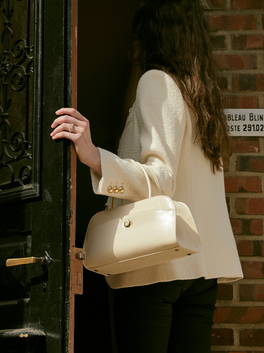 [단독]Ellie bag_Crack Ivory