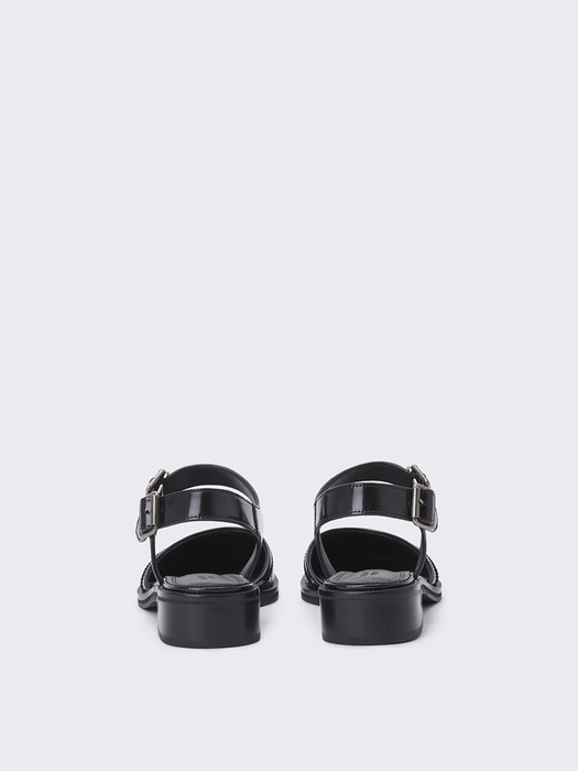 Oxford casual sandal(black)_DG2DS24005BLK