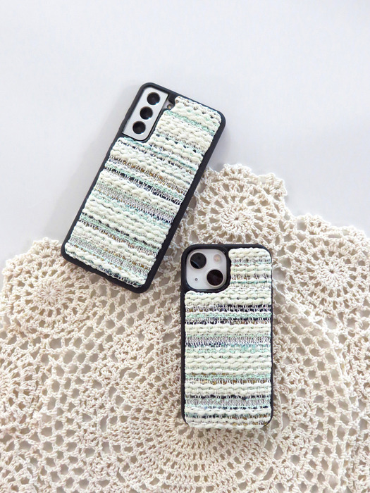 TEXTILE PHONE CASE [MINT]