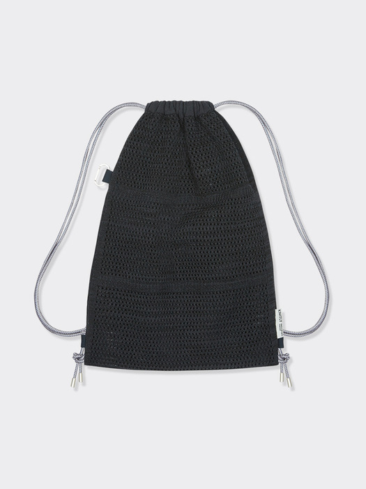 Net Rope Knit Backpack (Charcoal Navy)