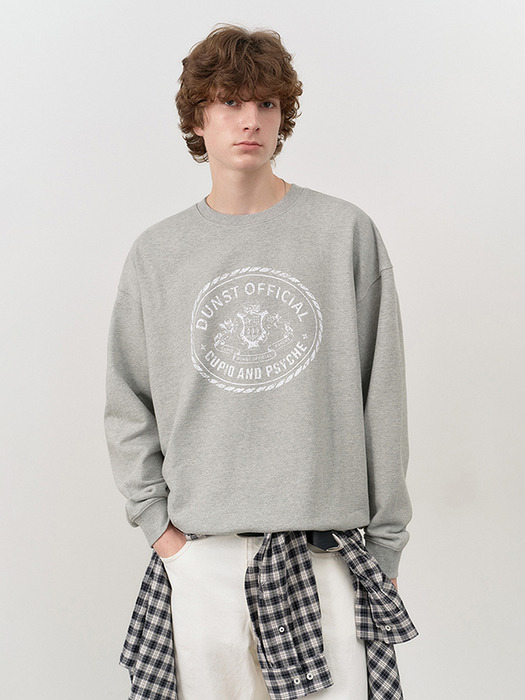 UNISEX CUPID CAMPUS SWEATSHIRT MELANGE GREY_M_UDTS4C102G2