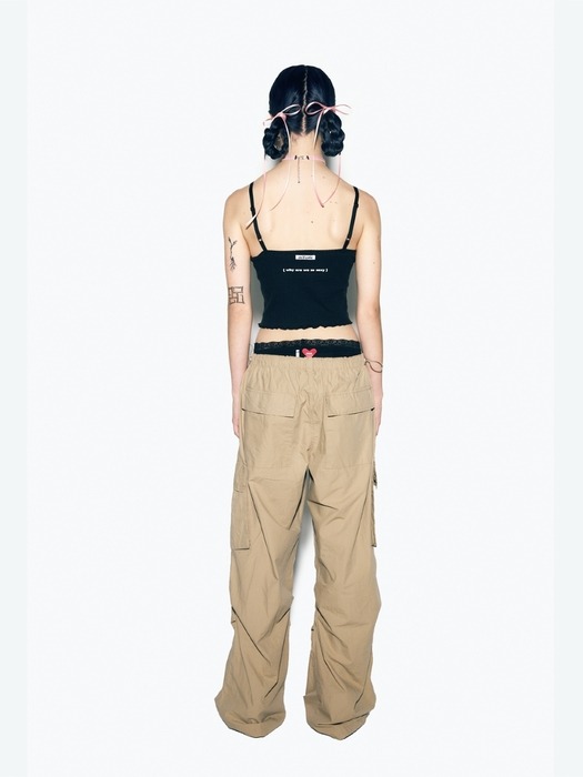 PARACHUTE CARGO PANTS BEIGE