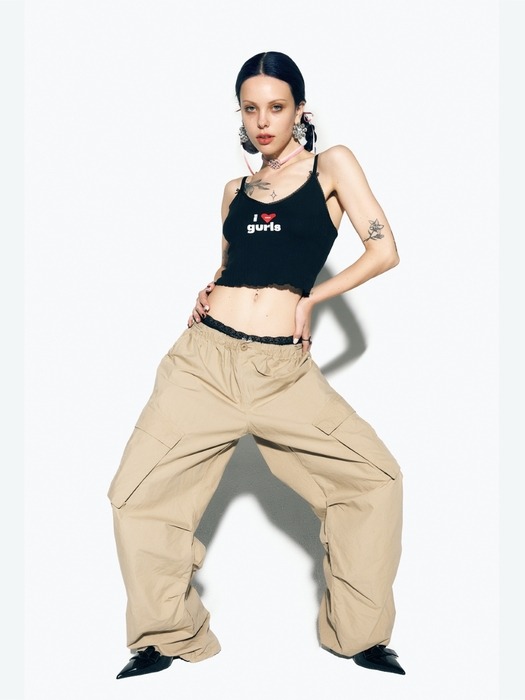 PARACHUTE CARGO PANTS BEIGE