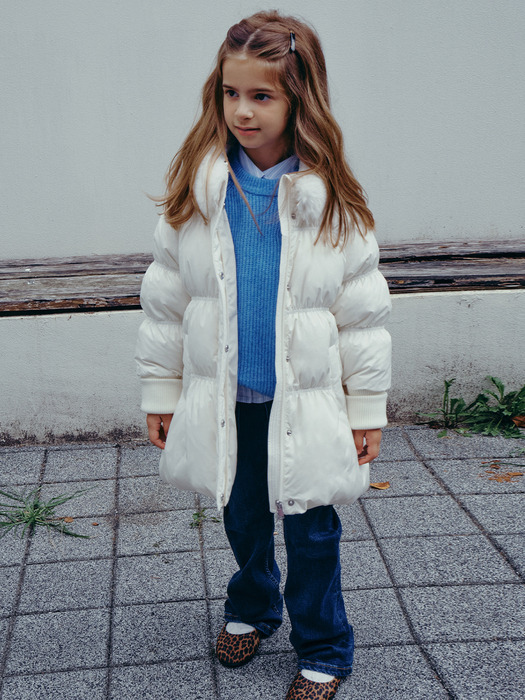 [KIDS] Shirring Down Jacket