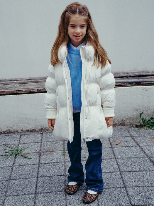 [KIDS] Shirring Down Jacket