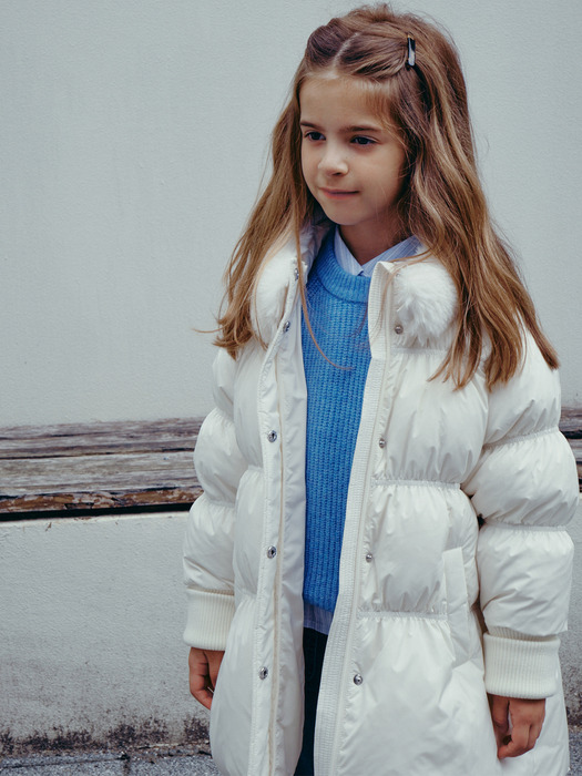 [KIDS] Shirring Down Jacket