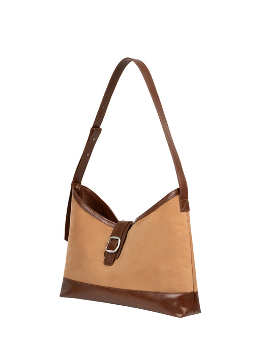 veil bag - suede chestnut