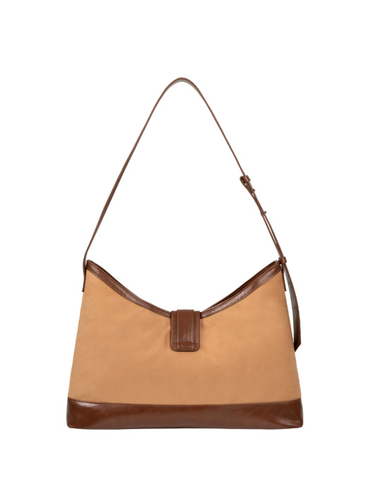 veil bag - suede chestnut