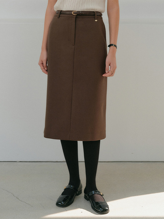 [단독]릴리 에이치라인 미디 스커트 / LILY H-LINE MIDI SKIRT_2colors