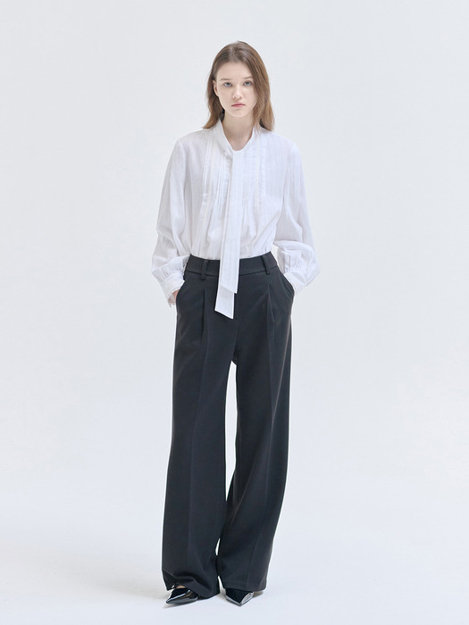 24WN winter tie-point blouse [WH]