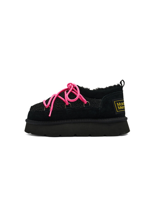 LUNE SLIP-ON SHOELACE SET_BLACK