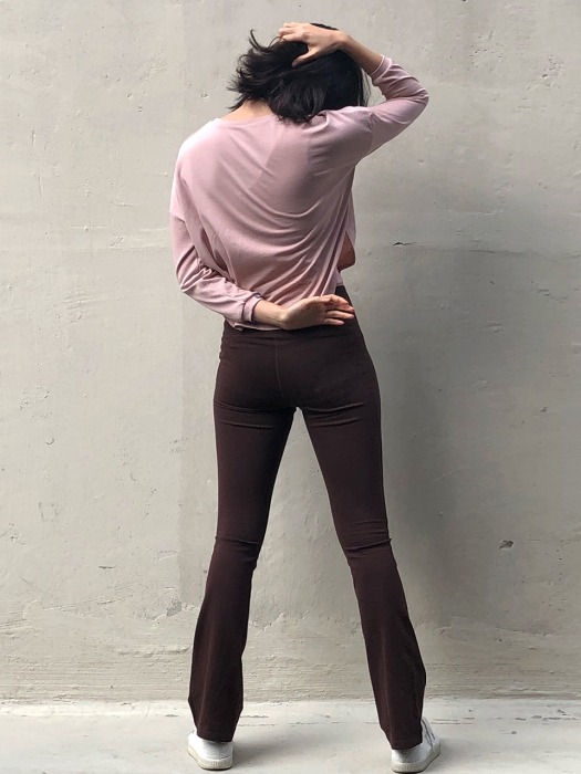 Flare Leg Trouser-2colors