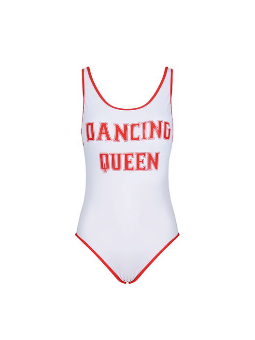 Dancing Queen One Piece - White / Red