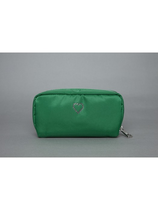 crystal pouch (green)