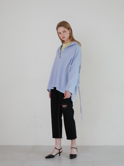 19 SPRING_Blue Oversized Shirt