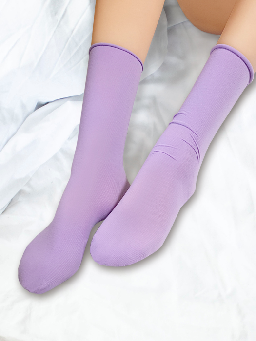 코듀로이 Color Socks (Light Violet)