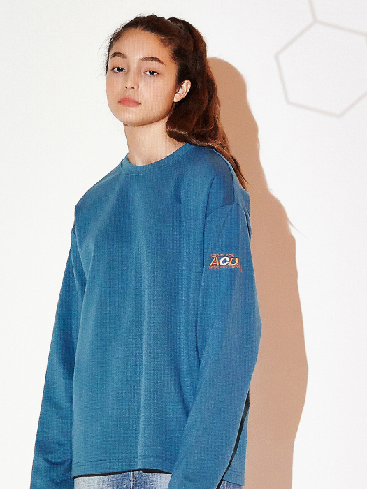 EMBROIDERED ACD LONG SLEEVE (DEEP BLUE)