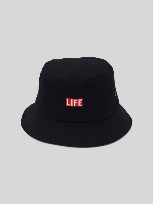 LIFE BUCKET HAT_BLACK