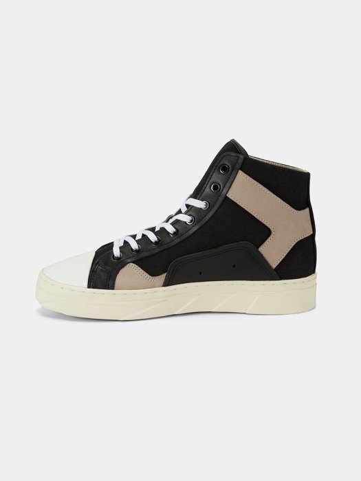 CANVAS HIGH BLACK SNEAKERS